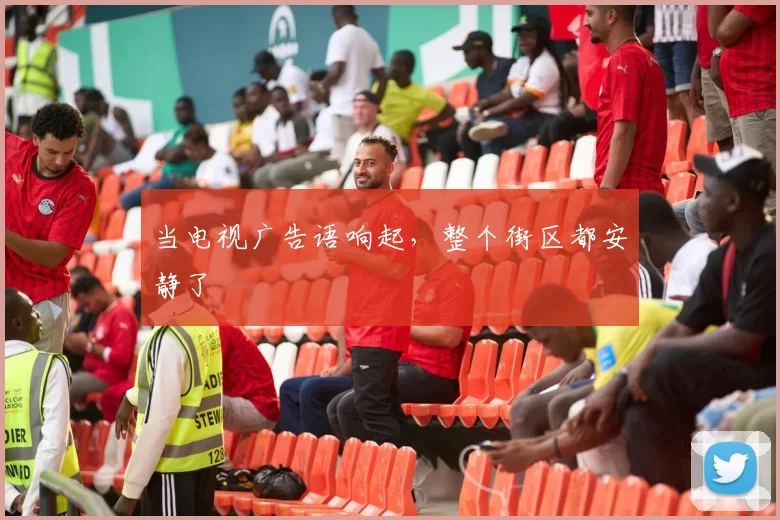 当电视广告语响起，整个街区都安静了